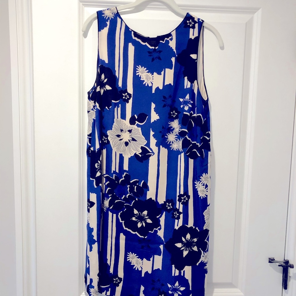 Anthropologie (Maeve) Silk Mini Floral Shift Dress